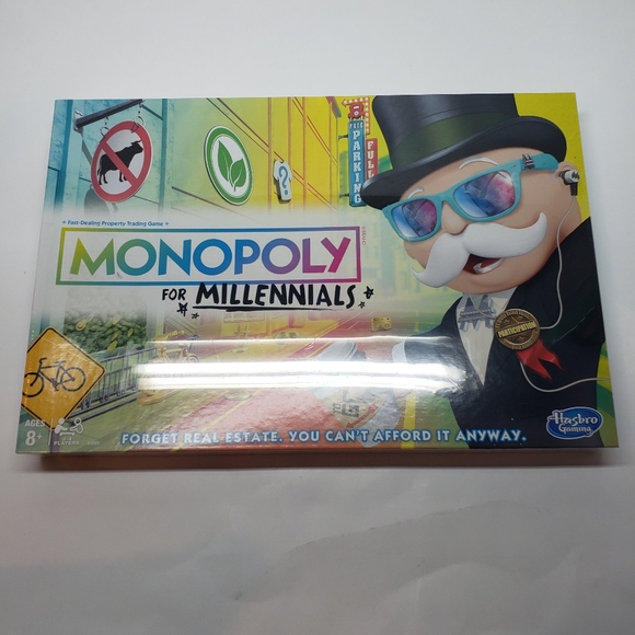Monopoly For Millenials Hasbro Board Game - Picture 2 of 5